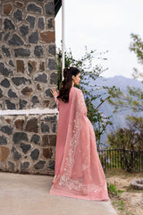 QALAMQAR-UNSTITCHED 3PC DHANAK EMBROIDERED SUIT-PK-5770