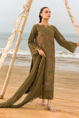 RANG RASIYA-UNSTITCHED 3PC LAWN EMBROIDERED SUIT-BIC-4514