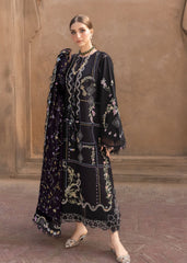 CRIMSON-UNSTITCHED 3PC DHANAK EMBROIDERED SUIT-PK-5148