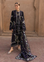 CRIMSON-UNSTITCHED 3PC DHANAK EMBROIDERED SUIT-PK-5148