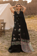 RANG RASIYA-UNSTITCHED 3PC LAWN EMBROIDERED SUIT-PK-4661