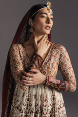 ZARA SHAH JAHAN-FROCK 3PC DIGITAL PRINTED FROCK AND SILK PRINTED DUPATTA-AND TROUSER-PK-1204