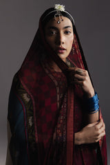 ZARA SHAHJAHAN-UNSTITCHED 3PC DIGITAL PRINTED LAWN FROCK-PK-065