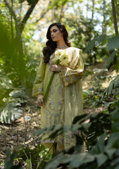 ELAF-UNSTITCHED 3PC LAWN EMBROIDERED SUIT-PK-4912