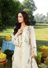 ELAF-UNSTITCHED 3PC DHANAK EMBROIDERED SUIT-PK-5217