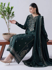 ASIM JOFA-UNSTITCHED 3PC DHANAK HEAVY EMBROIDERED SUIT-PK-5795