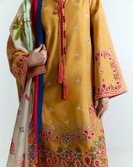 HUSSAIN REHAR - UNSTITCHED 3PC LAWN EMBROIDERED SUIT-PK-5724