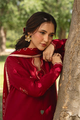 MANNAT-UNSTITCHED 3PC DHANAK EMBROIDERED SUIT-PK-5248