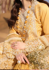 IMROZIA-UNSTITCHED 3PC LAWN SEQUIN CHIKANKARI EMBROIDERED SUIT-PK-4707