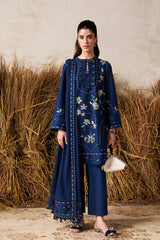 MARIA.B-UNSTITCHED 3PC LAWN EMBROIDERED SUIT-PK-4715