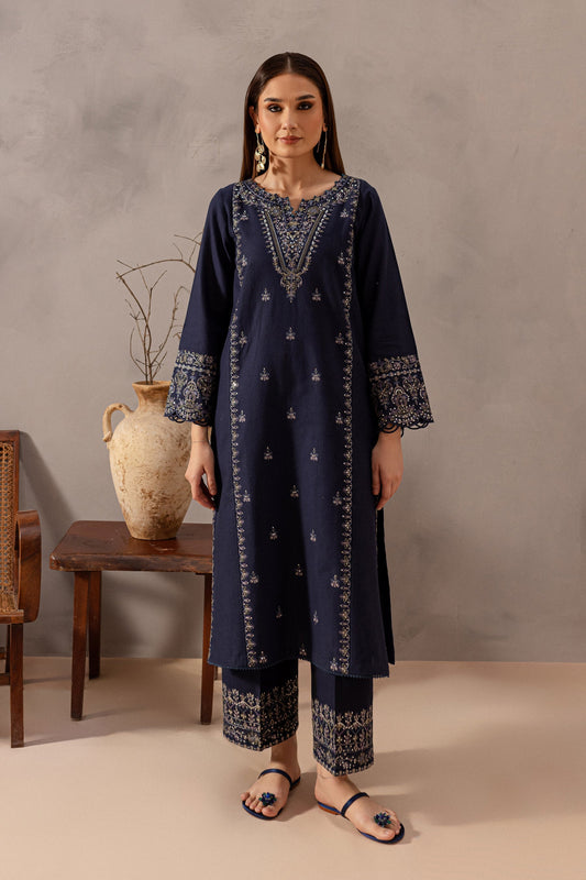 BATIK-2PC SEQUIN LAWN EMBROIDERED SHIRT WITH SEQUIN LAWN EMBROIDERED TROUSER-PK-5606