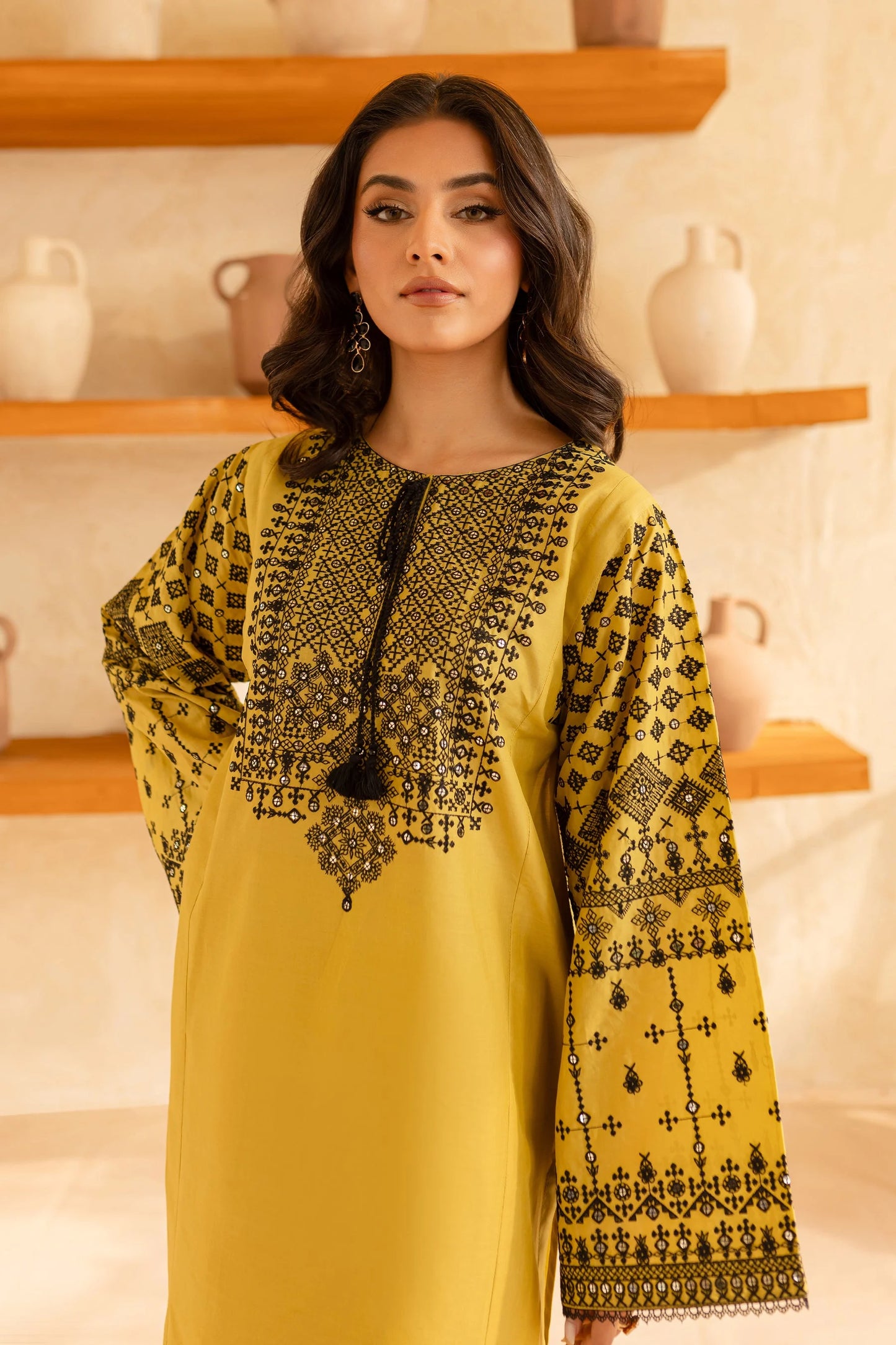 BATIK-2PC SEQUIN LAWN EMBROIDERED SHIRT WITH SEQUIN LAWN EMBROIDERED TROUSER-PK-5640