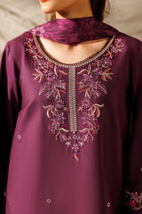 IZNIK-UNSTITCHED 3PC DHANAK EMBROIDERED SUIT-PK-5078