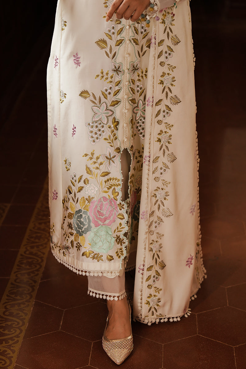 CROSS STITCH - 3PC UNSTITCHED DHANAK EMBROIDERED SUIT-PK-5744