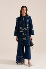 MARIA.B-UNSTITCHED 3PC LAWN EMBROIDERED SUIT-PK-4715