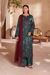 IZNIK-UNSTITCHED 3PC LAWN EMB PRINTED SUIT-PK-029
