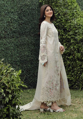 QALAMQAR-UNSTITCHED 3PC LAWN CHIKAANKARI EMBROIDERED SUIT -PK-4730