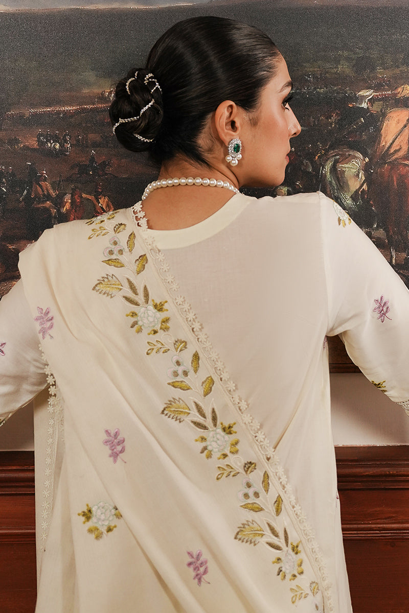 CROSS STITCH - 3PC UNSTITCHED DHANAK EMBROIDERED SUIT-PK-5744