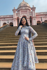 SAPPHIRE-UNSTITCHED 3PC KHADDAR DIGITAL PRINTED SUIT-PK-2658