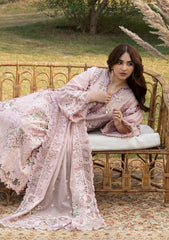 ELAF-UNSTITCHED 3PC DHANAK EMBROIDERED SUIT-PK-5255