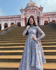 SAPPHIRE-UNSTITCHED 3PC KHADDAR DIGITAL PRINTED SUIT-PK-2658