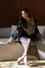 ETHNC-UNSTITCHED 2PC SILK SEQUINS EMBROIDERED SUIT-PK-15129