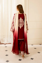 JAZMIN-UNSTITCHED 3PC LAWN EMBROIDERED SUIT-PK-4656