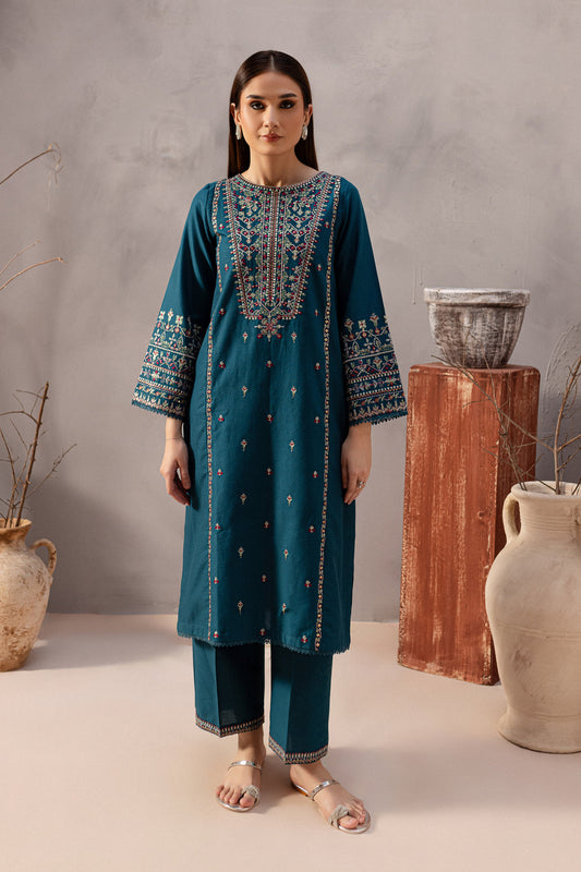 BATIK-2PC SEQUIN LAWN EMBROIDERED SHIRT WITH SEQUIN LAWN EMBROIDERED TROUSER-PK-5586