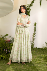 IZNIK-UNSTITCHED 3PC LAWN PRINTED EMB FROCK-PK-067
