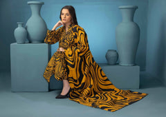 BAROQUE-UNSTITCHED 3PC KHADDAR DIGITAL PRINTED SUIT-PK-2617