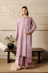 IZEL-UNSTITCHED 3PIECE LAWN EMBROIDERED SUIT-PK-4868