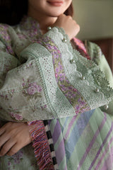 SOBIA NAZIR-UNSTITCHED 3PC KARANDI PRINTED EMBROIDERED SUIT-PK-2564