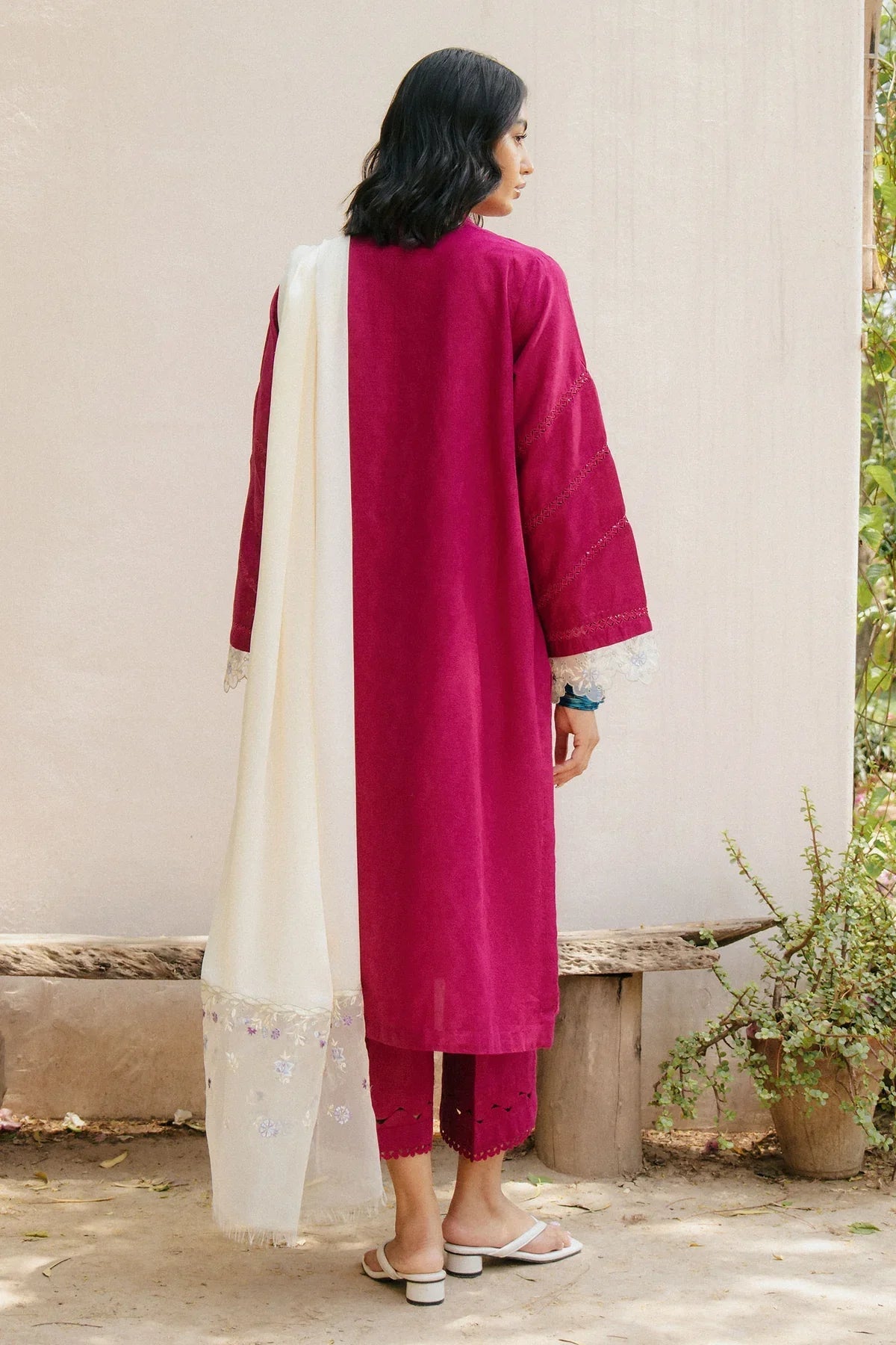 ZARASHAHJAHAN-UNSTITCHED 3PC DHANAK EMBROIDERED SUIT-PK-5778