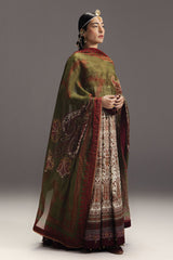 ZARA SHAH JAHAN-FROCK 3PC DIGITAL PRINTED FROCK AND SILK PRINTED DUPATTA-AND TROUSER-PK-1204