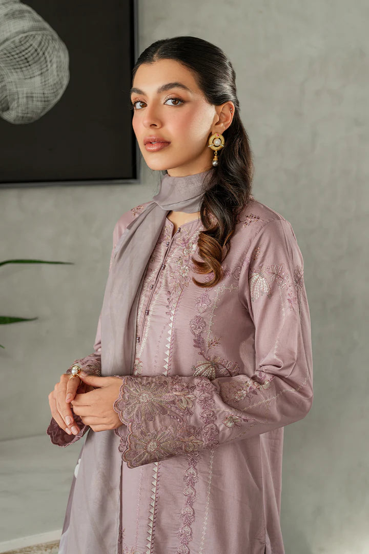 IZNIK- UNSTITCHED 3PC DHANAK EMBROIDERED SUIT-PK-5759