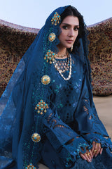 NUREH-UNSTITCHED 3PC LAWN LASERWORK EMBROIDERED SUIT-PK-4784