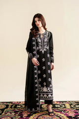 ZAIB-UNSTITCHED 3PC LAWN EMBROIDERED SUIT-PK-4923