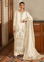 AFROZEH-UNSTITCHED 3PC DHANAK EMBROIDERED SUIT-PK-5208