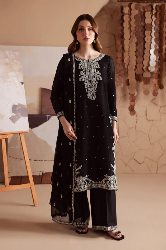 BATIK - UNSTITCHED 3PC DHANAK EMBROIDERED SUIT-PK-5745