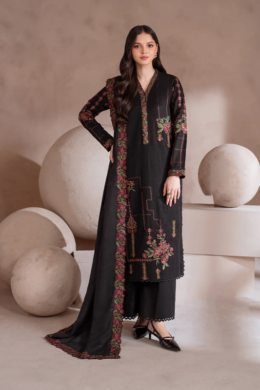 IZNIK-UNSTITCHED 3PC DHANAK EMBROIDERED SUIT-PK-3604