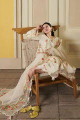 MARYAM HUSSAIN-UNSTITCHED 3PC LAWN HEAVY EMBROIDERED SUIT-PK-4903