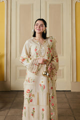 MARYAM HUSSAIN-UNSTITCHED 3PC LAWN HEAVY EMBROIDERED SUIT-PK-4903