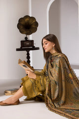 SOBIA NAZIR-UNSTITCHED 3PC LAWN EMBROIDERED SUIT-PK-4531