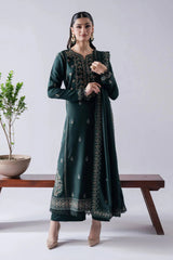 ASIM JOFA-UNSTITCHED 3PC DHANAK HEAVY EMBROIDERED SUIT-PK-5795