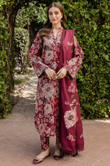 BAROQUE-UNSTITCHED 3PC KHADDAR PRINTED SUIT-PK-2645