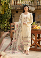 ELAF-UNSTITCHED 3PC LAWN CHIKANKAARI EMBROIDERED SUIT-PK-5566