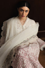 ZARA SHAHJAHAN-UNSTITCHED 3PC LAWN EMBROIDERED SUIT-BIC-