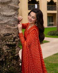 FAIZA SAQLAIN-UNSTITCHED 3PC LAWN EMBROIDERED FROCK-PK-4866