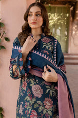 BAROQUE-UNSTITCHED 3PC KHADDAR PRINTED SUIT-PK-2647