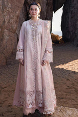 QALAMQAR-UNSTITCHED 3PC LAWN CHIKANKAARI EMBROIDERED SUIT-PK-4726